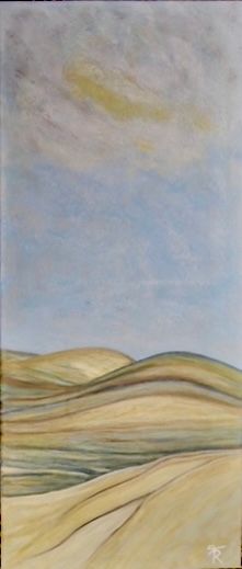 abstrakte Dünenlandschaft