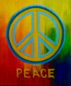 Peace / Frieden 1 (klein ohne Rahmen)