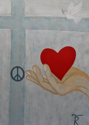 Frieden im Herzen oder Herz in der Hand
